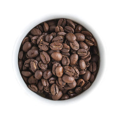Fresh Roasted Coffee one-way degassing valve close-up, protects flavor