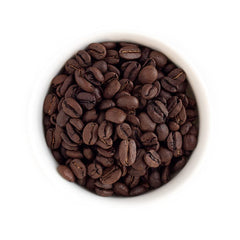 Fresh Roasted Coffee beans close-up texture revealing even medium roast sheen