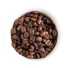 Fresh Roasted Coffee whole bean close-up texture highlighting roast clarity