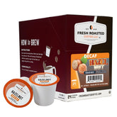 Fresh Roasted Coffee front packaging showing 24-count box and brand