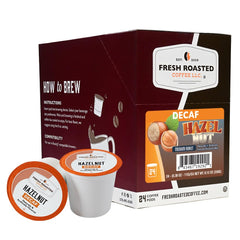 Fresh Roasted Coffee front packaging showing 24-count box and brand