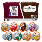Fresh Roasted Coffee front packaging showing 96-count variety pack and brand