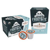 Fresh Roasted Coffee front packaging showing 24-count box and organic badge for convenience