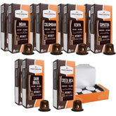 Fresh Roasted Coffee front packaging showing variety pack and capsule count for convenience