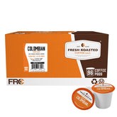 Fresh Roasted Coffee front packaging showing 96-count and medium roast benefit