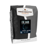 Fresh Roasted Coffee front packaging showing 5 lb bag and brand freshness benefit