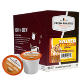 Fresh Roasted Coffee front packaging showing 24-count and flavor benefit