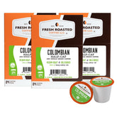 Fresh Roasted Coffee box front showing 24-count pods and kosher seal for reliable servings