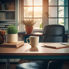 Fresh Roasted Coffee displayed in office break room for convenient supply