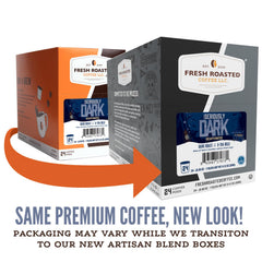 Fresh Roasted Coffee single K-Cup pod close-up highlighting sealed freshness and aroma preservation