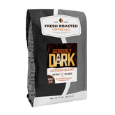 Fresh Roasted Coffee front packaging showing 2 lb bag and bold roast benefit