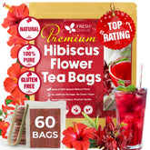 FRESHDRINKUS front packaging showing 60 tea bags and benefits