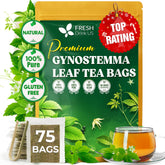FreshDrinkUS front packaging showing 75 tea bags and clean design benefit convenience