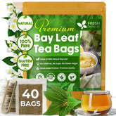 FRESHDRINKUS front packaging showing 40 biodegradable tea bags and benefits