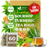 FreshDrinkUS front packaging showing 60 tea bags and brand benefits