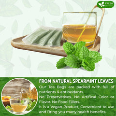 FRESHDRINKUS tea bag detail with visible leaf pieces for easy steeping