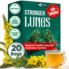 FRESHDRINKUS front box showing StrongerLung tea and clear branding, supports easy identification