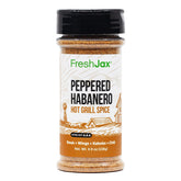 FreshJax front packaging showing peppered habanero flavor and vibrant label benefit