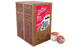 Friendly's single K-Cup pod top view highlighting brand and easy single-serve brewing
