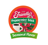 Friendly's front packaging showing 40-count peppermint pods and festive benefit