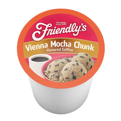 friendly's pod in a Keurig brewer demonstrating brew compatibility and ease