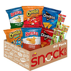 Frito‑Lay front box showing assorted chips and bars, great for variety