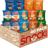 Frito-Lay front packaging showing full 40-count variety pack, easy grab-and-go