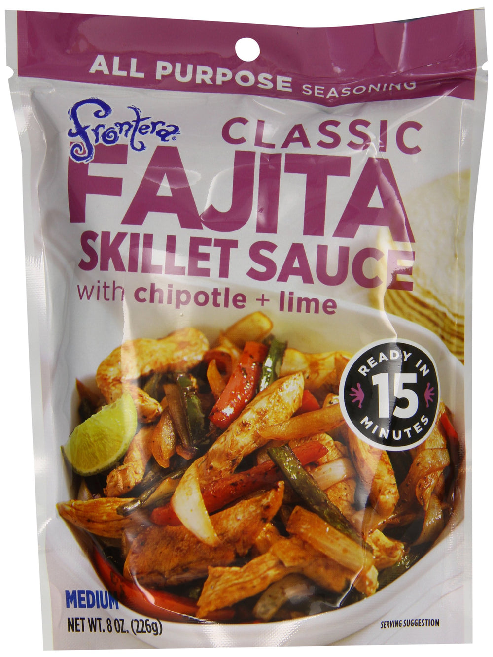 frontera classic front packaging showing label and jar for quick identification and convenience