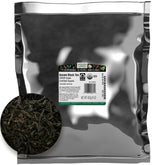 Frontier Co-op package front view showing organic Assam tea and certifications for clear selection