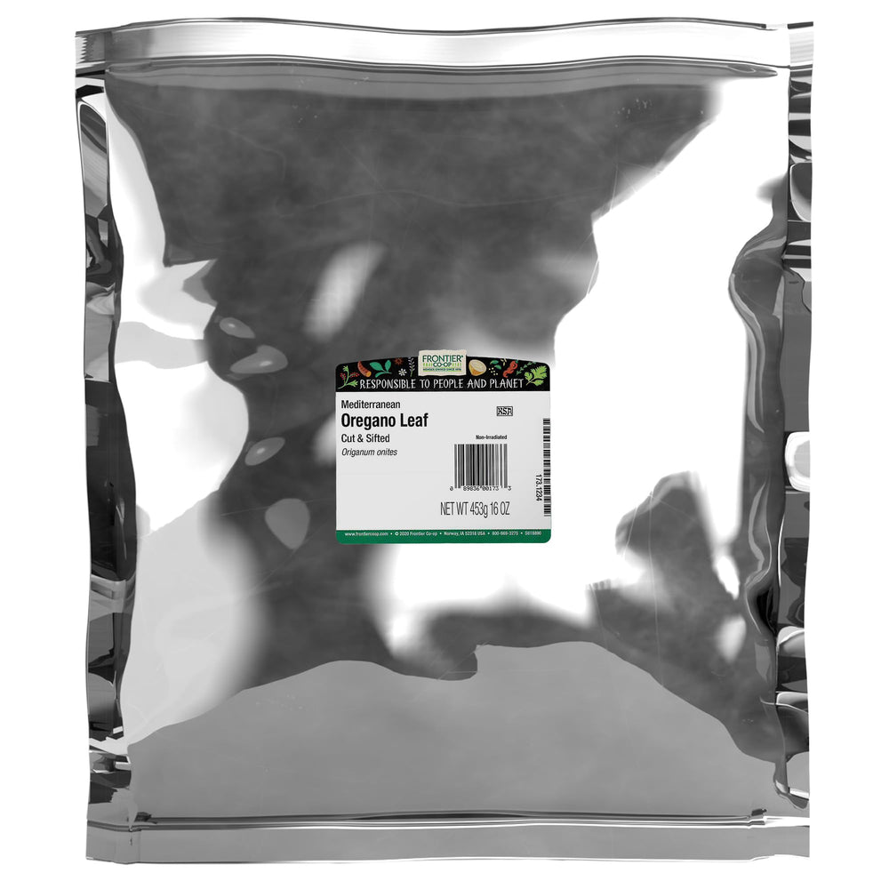Frontier Co-op front packaging showing 1 lb bag and brand for bulk convenience