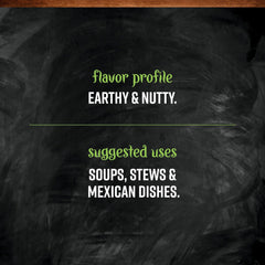 Hearty soup with Frontier Co‑op flakes visible, adds body and plant protein