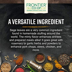 Wood bowl filled with Frontier Co-op sage powder for easy measuring benefit