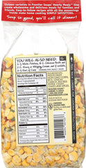 Frontier Soups mix contents close-up displaying dried corn and potatoes benefits