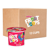 Froot Loops front packaging showing colorful cereal and case convenience