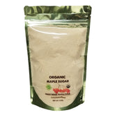 Frost Ridge Maple Farm front packaging showing 8 oz jar and organic label for clean pantry appeal