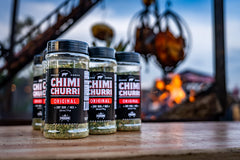 bowl of rehydrated Frugoni chimichurri marinade enhancing flavor