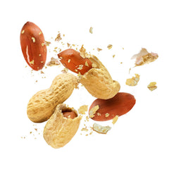 Fruidles peanut shell close-up textured surface showing quality and naturalness