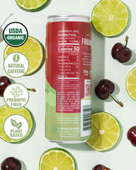 Frujava Trailblazin' Cherry Lime can closeup showing vibrant colors and crisp finish