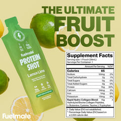 FUELMATE liquid pour close-up showing smooth texture and quick absorption benefit