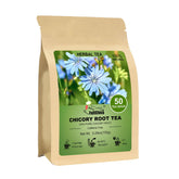 FullChea front packaging showing box with 50 tea bags and clear benefit