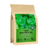 FullChea front packaging showing 50-count gotu kola tea bags and brand clarity