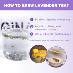FullChea lavender steeping in a teacup to show soothing aroma and beverage use