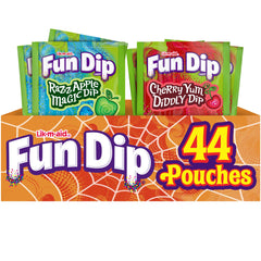 Fun Dip front packaging showing 44-count mix for quick party stocking