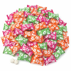 Fun Express front packaging showing hibiscus wrappers and pastel colors for festive presentation