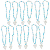 Fun Express front packaging showing 12 wrapped shark tooth necklaces and quick event convenience