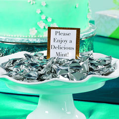 Fun Express scattered individually wrapped mints ready for easy guest distribution