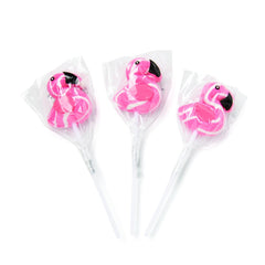 Fun Express close-up of pink swirl and flamingo detail, vibrant decorative appeal