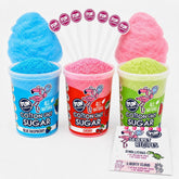 Fun Sweets front packaging showing three tubs, clear view and benefit of variety