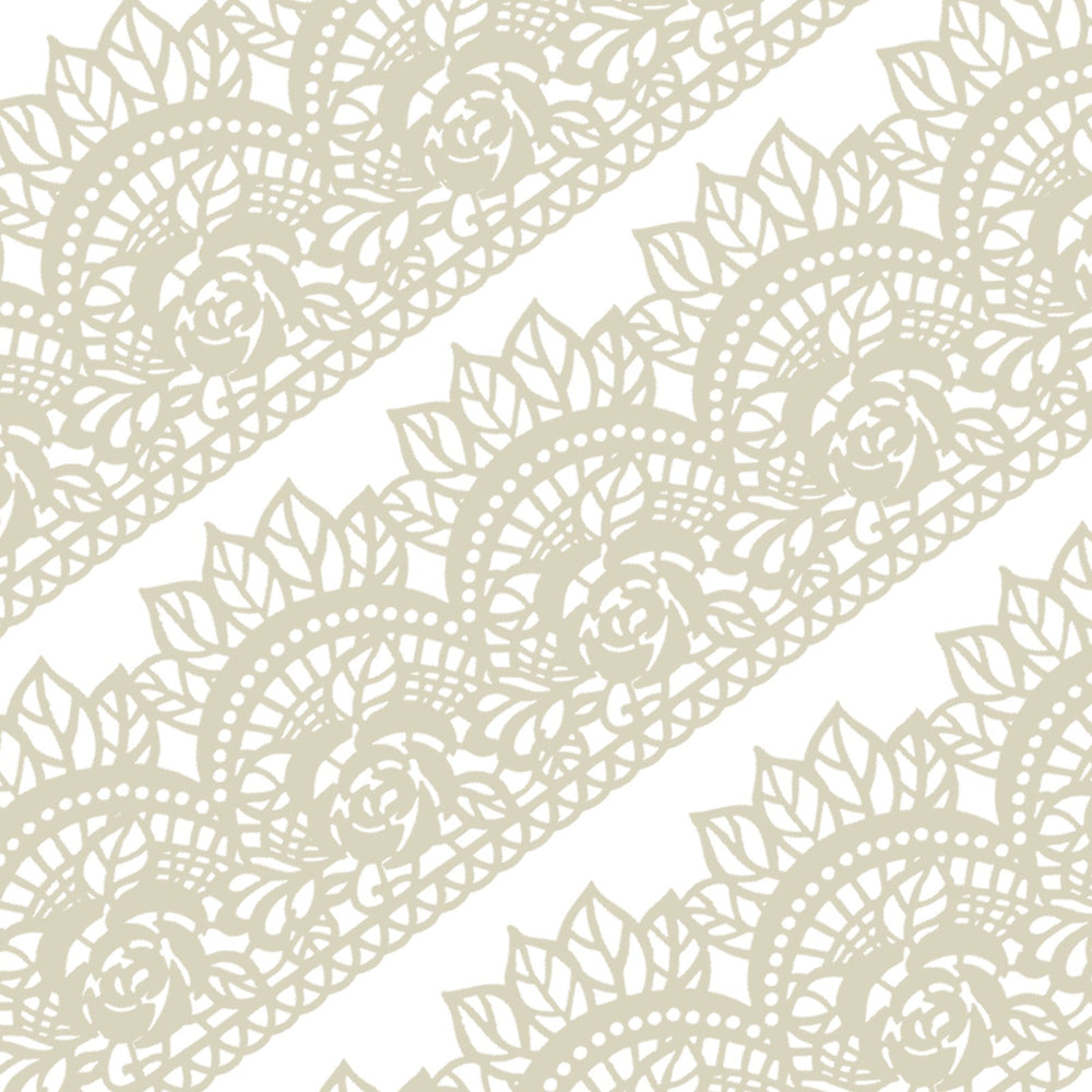 FUNSHOWCASE front packaging showing ten 14-inch ivory lace strips for fast decoration