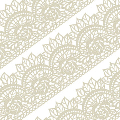 FUNSHOWCASE front packaging showing ten 14-inch ivory lace strips for fast decoration